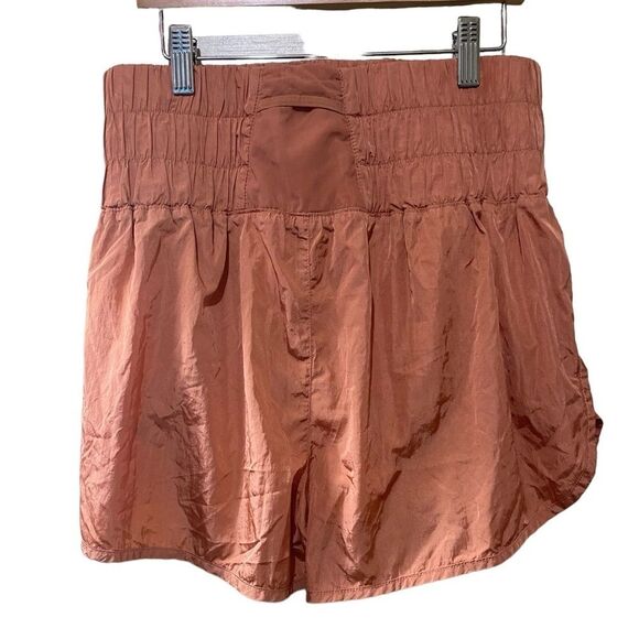 FP Movement Way Home Shorts in Brushed Apricot High Rise Relax Fit Size Large - Picture 9 of 15